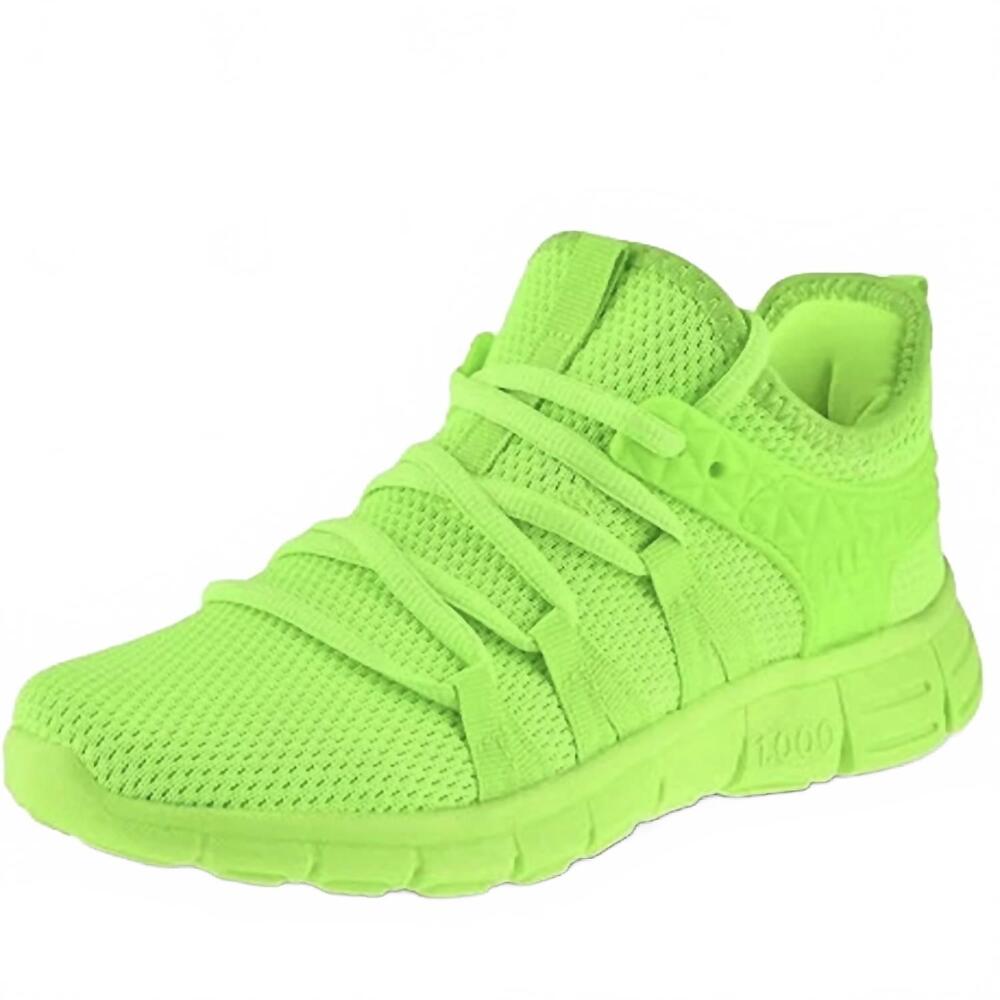 NEW INZCOU women's lightweight breathable comfort athletic shoes in neon green